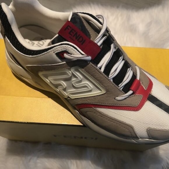 FENDI FF Logo Athletic Sneaker - Picture 10 of 14
